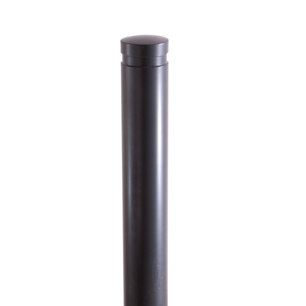 Bollard of aluminium | � 120 mm | stationary, to be fixed by plugswith base plate � 180 mm | height above ground 750 mmtotal length approx. 1050 mm